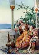 unknow artist Arab or Arabic people and life. Orientalism oil paintings 569 Germany oil painting artist